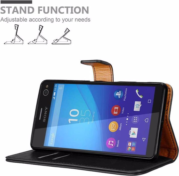 Actual product image Cadorabo Book Luxury Cover (Sony Xperia C4)