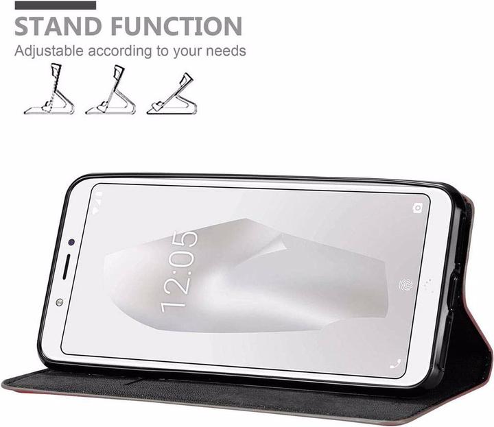 Productafbeelding Cadorabo Boek Onzichtbare Magneethoes (BQ Aquaris C)