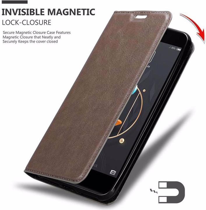 Actual product image Cadorabo Book Invisible Magnet Cover (ZTE Nubia M2)