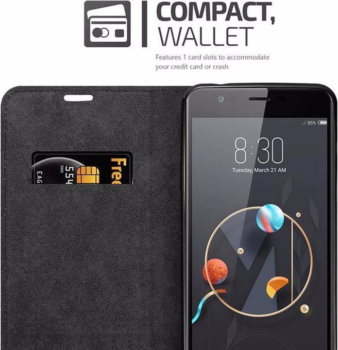 Actual product image Cadorabo Book Invisible Magnet Cover (ZTE Nubia M2)