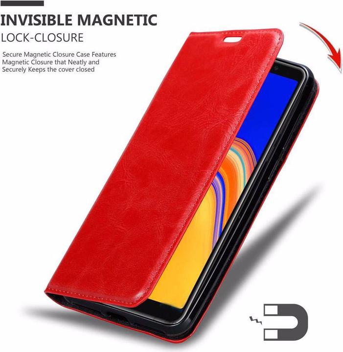Actual product image Cadorabo Book Invisible Magnet Cover (Samsung Galaxy A6s)