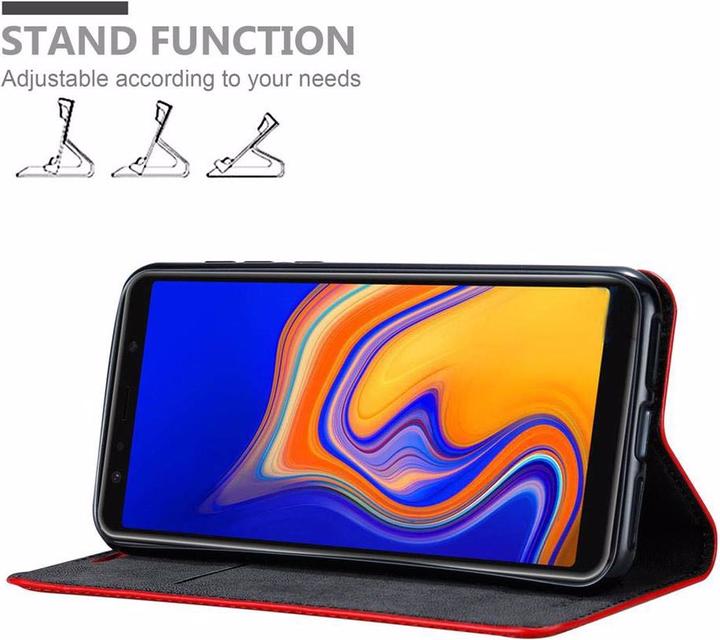 Actual product image Cadorabo Book Invisible Magnet Cover (Samsung Galaxy A6s)