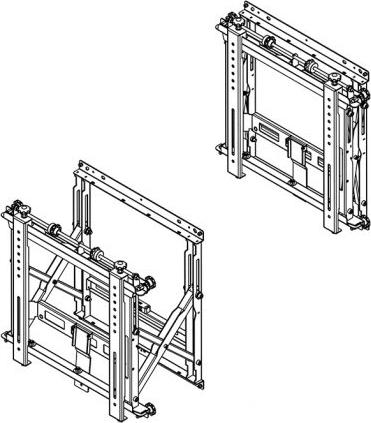 Image du produit Hagor VWH-NT Support mural pour téléviseur LCD/Plasma (Mur, 55", 40 kg)