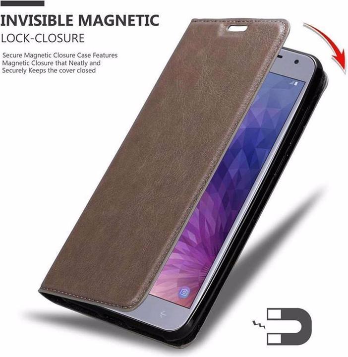 Produktbild Cadorabo Book Invisible Magnet Cover (Samsung Galaxy J4 (2018))