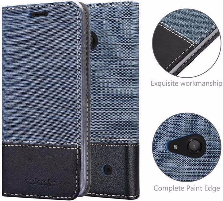 Produktbild Cadorabo Book Jeans Optik Cover (Microsoft Lumia 550)