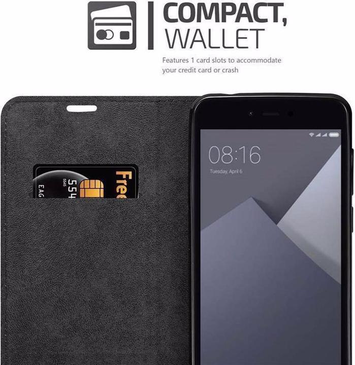 Productafbeelding Cadorabo Boek Onzichtbare Magneethoes (Xiaomi Redmi Note 5A)