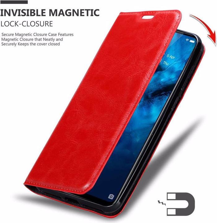 Productafbeelding Cadorabo Boek Onzichtbare Magneethoes (Vivo Nex)