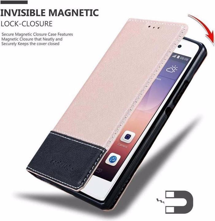 Actual product image Cadorabo Book X Wallet Cover (Huawei Ascend P7)