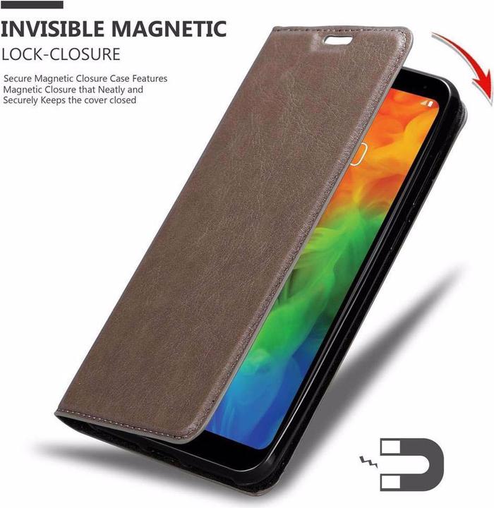 Productafbeelding Cadorabo Boek Onzichtbare Magneethoes (LG Q7a)