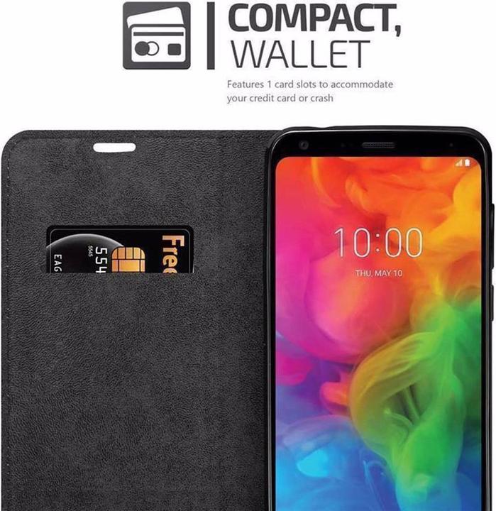 Productafbeelding Cadorabo Boek Onzichtbare Magneethoes (LG Q7a)