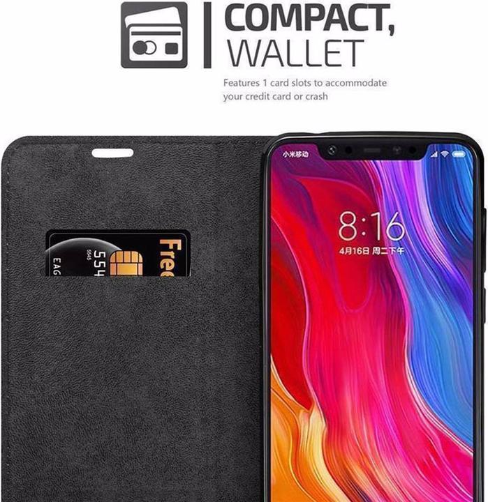 Productafbeelding Cadorabo Boek Onzichtbare Magneethoes (Xiaomi Mi 8)