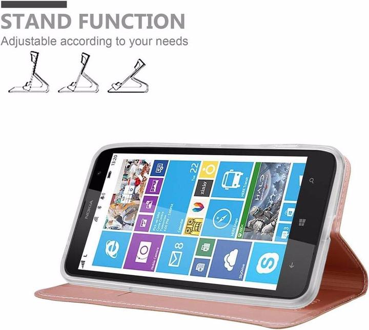 Actual product image Cadorabo Book Classy Style Cover (Nokia Lumia 1320)
