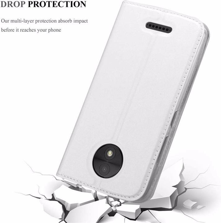 Produktbild Cadorabo Book Classy Style Cover (Motorola Moto C Plus)