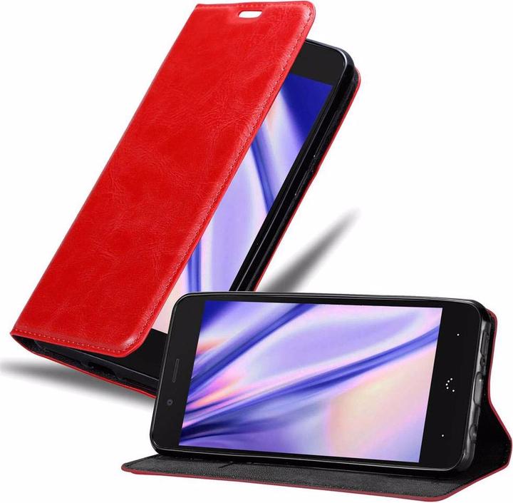 Productafbeelding Cadorabo Boek Onzichtbare Magneethoes (BQ Aquaris X5)