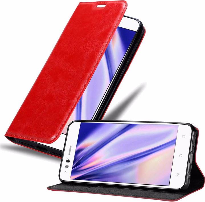 Productafbeelding Cadorabo Boek Onzichtbare Magneethoes (BQ Aquaris M5)