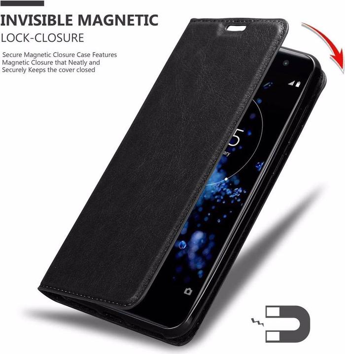 Productafbeelding Cadorabo Boek Onzichtbare Magneethoes (Sony Xperia XZ2 Premium)