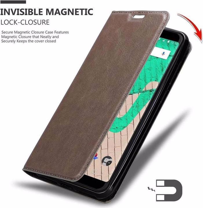 Produktbild Cadorabo Book Invisible Magnet Cover (Wiko View Max)
