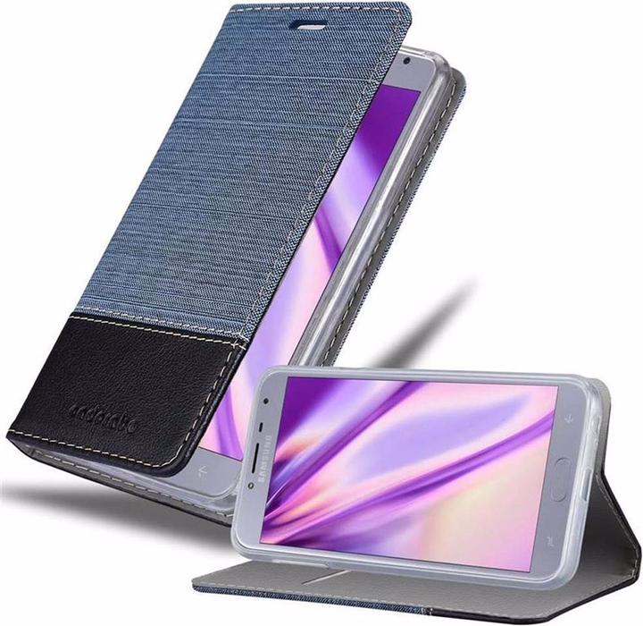 Actual product image Cadorabo Book Jeans Optics Cover (Samsung Galaxy J4 (2018))
