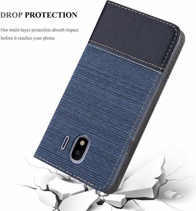 Actual product image Cadorabo Book Jeans Optics Cover (Samsung Galaxy J4 (2018))