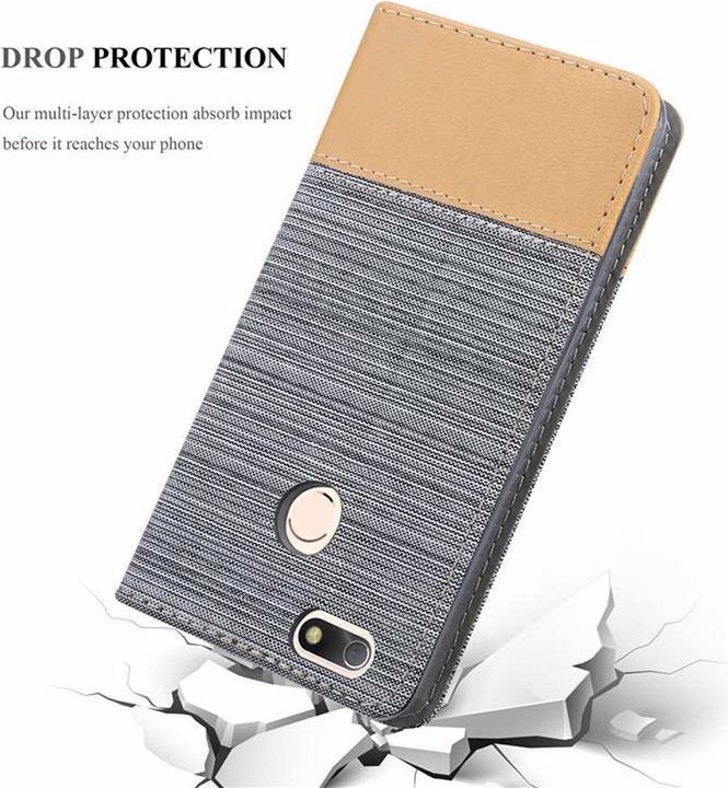Productafbeelding Cadorabo Boek Jeans Optiek Cover (Huawei Enjoy 7)