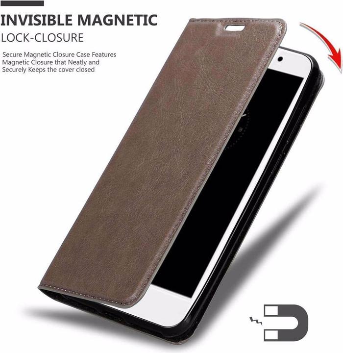 Produktbild Cadorabo Book Invisible Magnet Cover (Huawei Enjoy 7 Plus)
