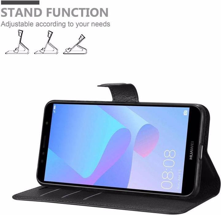 Produktbild Cadorabo Book mit Standfunktion Cover (Huawei Y6 Prime (2018))