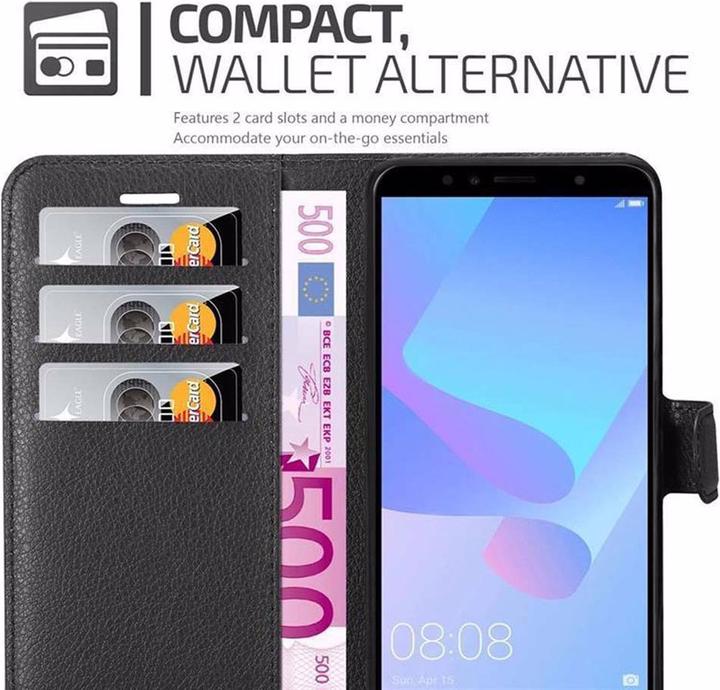 Produktbild Cadorabo Book mit Standfunktion Cover (Huawei Y6 Prime (2018))