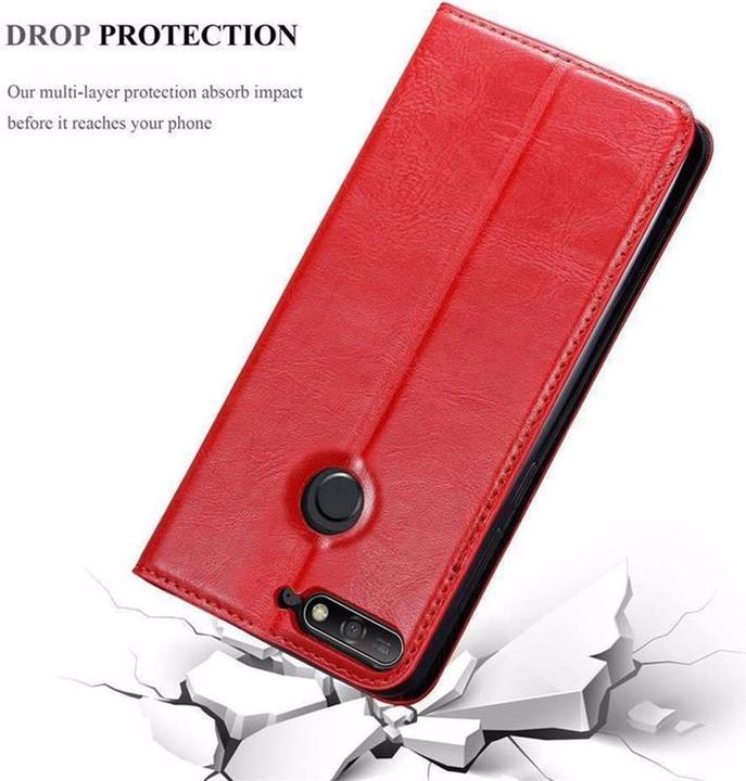 Actual product image Cadorabo Book Invisible Magnet Cover (Huawei Y6 Prime (2019))