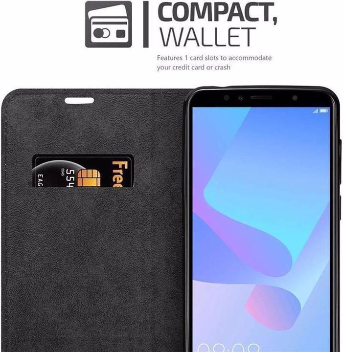 Actual product image Cadorabo Book Invisible Magnet Cover (Huawei Y6 Prime (2019))