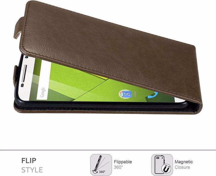 Actual product image Cadorabo Flip like Invisible Cover (Motorola Moto X Play)