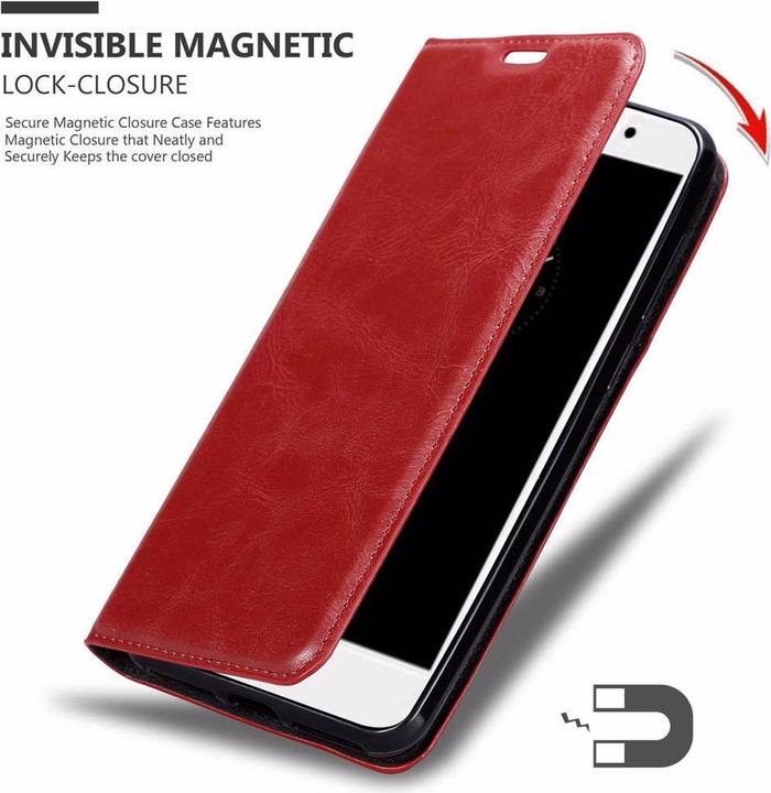 Productafbeelding Cadorabo Boek Onzichtbare Magneethoes (Huawei Enjoy 7 Plus)