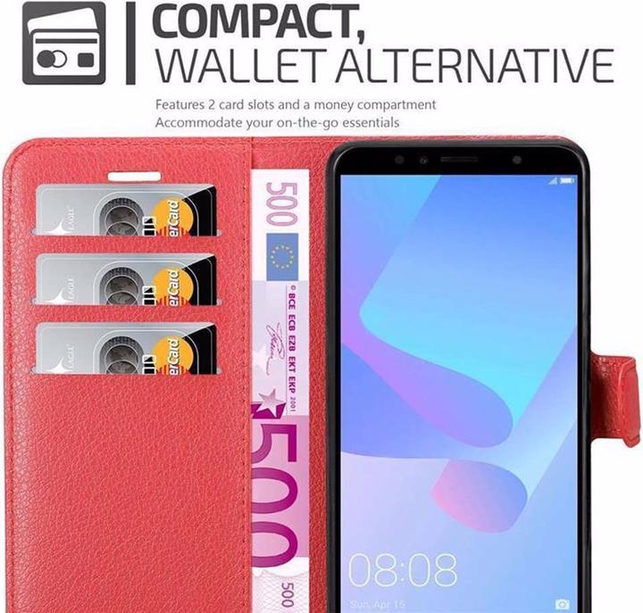 Produktbild Cadorabo Book mit Standfunktion Cover (Huawei Y6 Prime (2018))