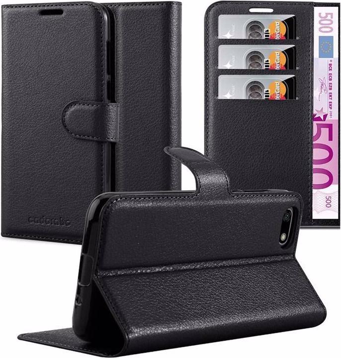 Actual product image Cadorabo Book with stand function cover (Huawei Y5 (2018))