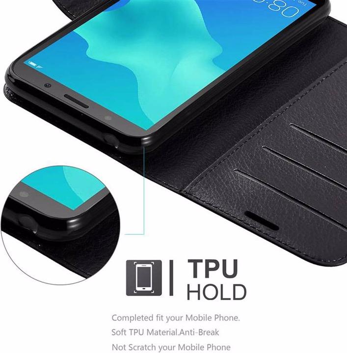 Actual product image Cadorabo Book with stand function cover (Huawei Y5 (2018))