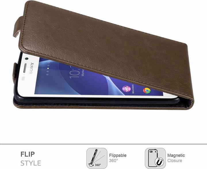 Produktbild Cadorabo Flip wie Invisible Cover (Sony Xperia M2, Sony Xperia M2 Aqua)