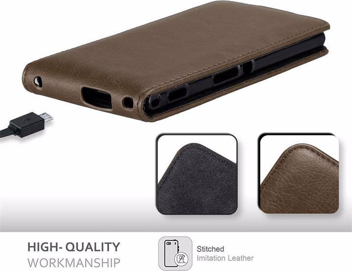 Produktbild Cadorabo Flip wie Invisible Cover (Sony Xperia M2, Sony Xperia M2 Aqua)