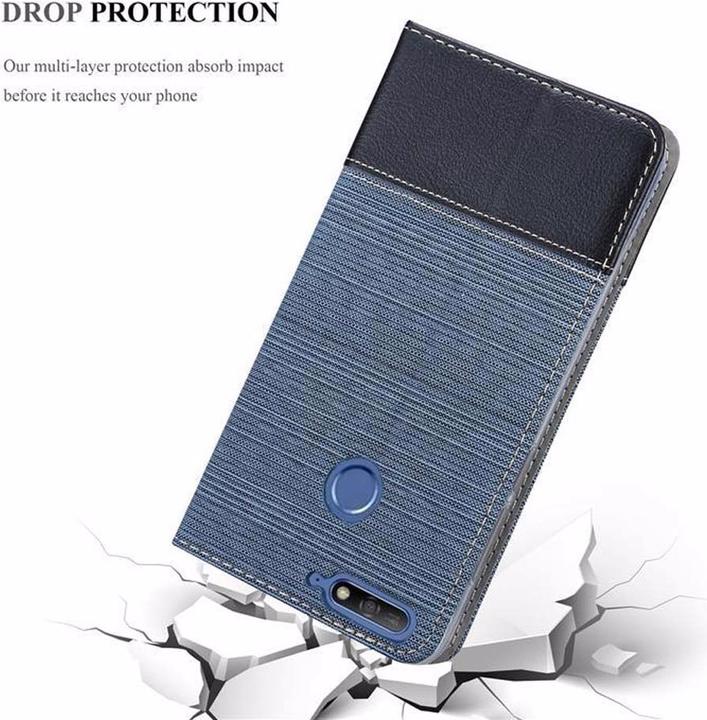 Productafbeelding Cadorabo Boek Jeans Optiek Cover (Huawei Y6 Prime (2019))
