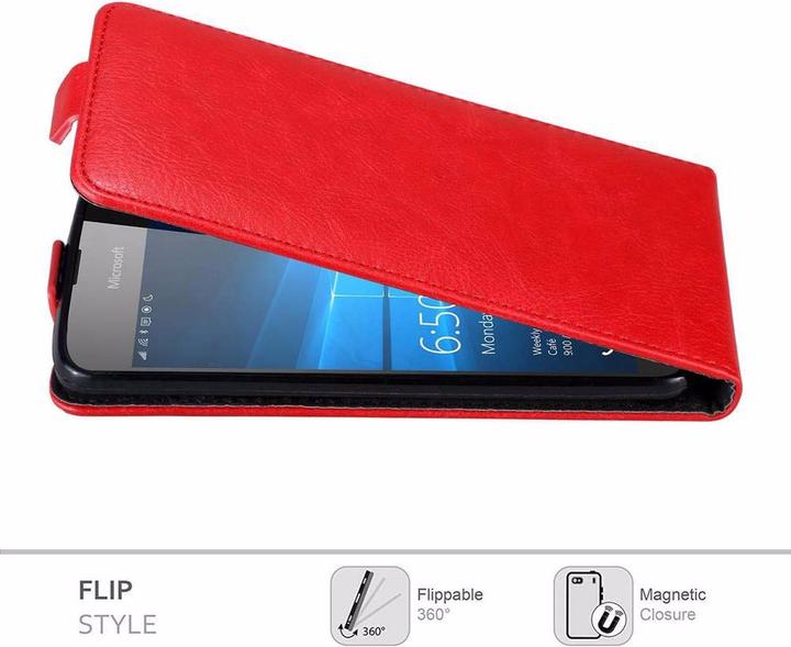 Actual product image Cadorabo Flip like Invisible Cover (Microsoft Lumia 650)