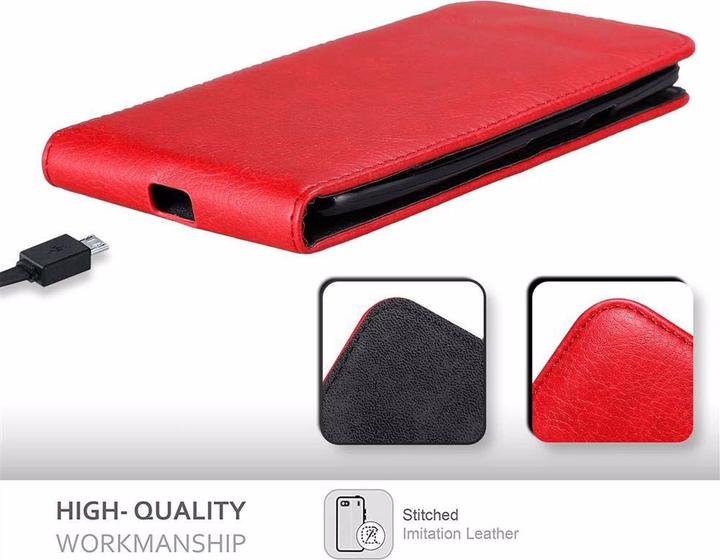 Actual product image Cadorabo Flip like Invisible Cover (Motorola Moto X Play)