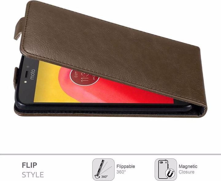 Produktbild Cadorabo Flip wie Invisible Cover (Motorola Moto C)