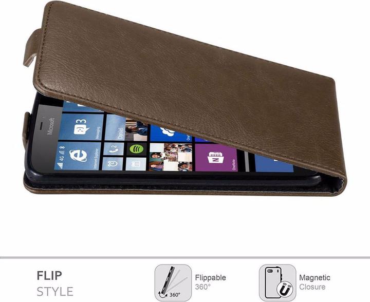 Productafbeelding Cadorabo Flip als onzichtbaar deksel (Microsoft Lumia 640 XL)