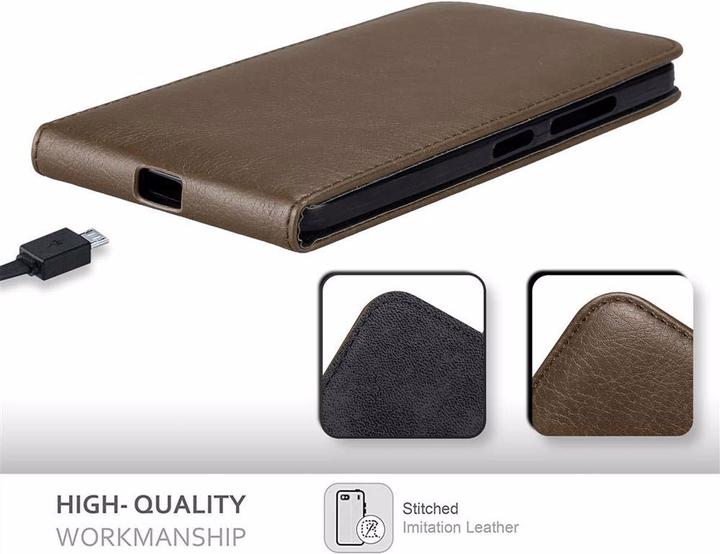 Productafbeelding Cadorabo Flip als onzichtbaar deksel (Microsoft Lumia 640 XL)