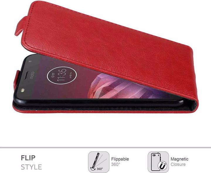 Actual product image Cadorabo Flip like Invisible Cover (Motorola Moto Z2 Play)