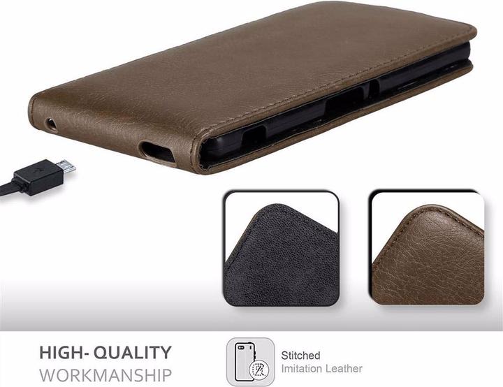 Actual product image Cadorabo Flip like Invisible Cover (Sony Xperia M4 Aqua)