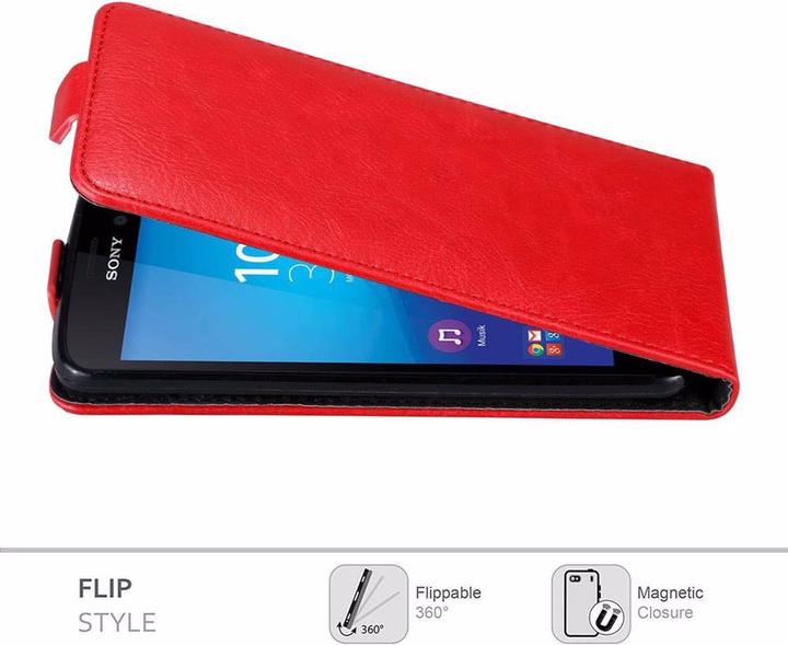 Productafbeelding Cadorabo Flip als onzichtbaar deksel (Xperia M4 Aqua)