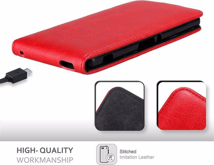 Productafbeelding Cadorabo Flip als onzichtbaar deksel (Xperia M4 Aqua)