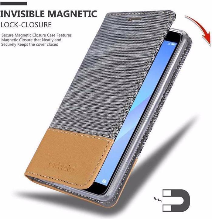 Productafbeelding Cadorabo Boek Jeans Optiek Cover (Huawei Y6 Prime (2019))