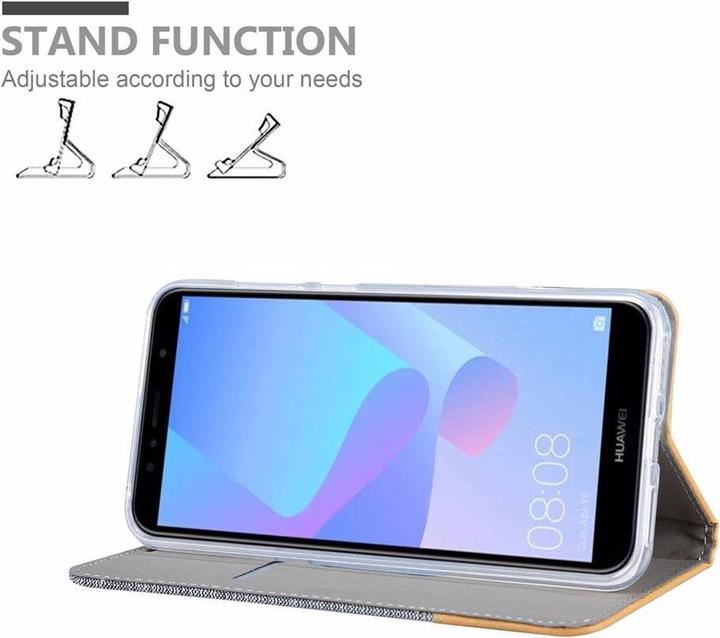 Productafbeelding Cadorabo Boek Jeans Optiek Cover (Huawei Y6 Prime (2019))