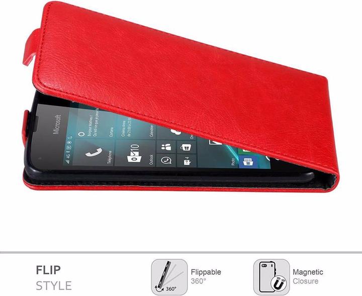 Actual product image Cadorabo Flip like Invisible Cover (Microsoft Lumia 550)