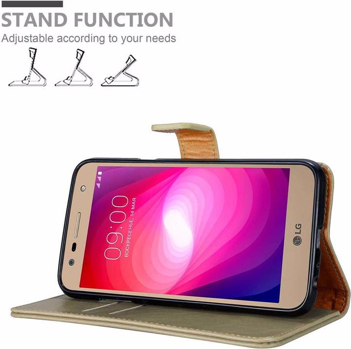 Productafbeelding Cadorabo Boek Luxe Omslag (LG X Power 2)